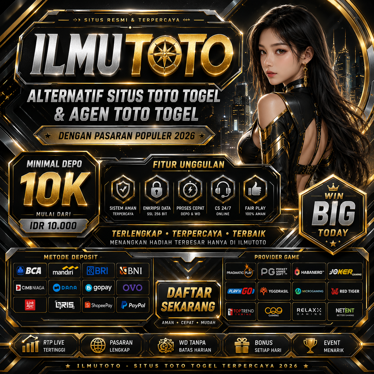 ILMUTOTO | Alternatif Situs Toto Slot & Agen Toto Togel Macau Dengan Pasaran Populer 2026